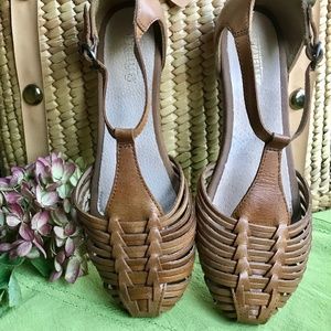 Seychelles Woven Leather Sandals